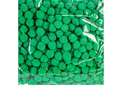 Набір для декорування "Помпони", діаметр 20 мм, 500 шт., зелений