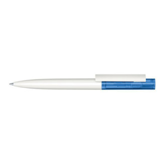 Ручка шариковая Headliner Clear Basic экопластик, белый/синий 2935