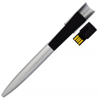 USB флеш-накопитель Ручка, 8ГБ, серебристый цвет