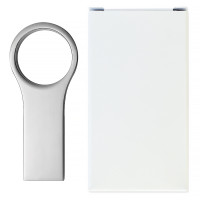 Металлический USB флеш-накопитель, 64ГБ, серебристый цвет