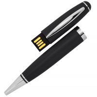 USB флеш-накопитель в виде Ручки, 16ГБ, черный цвет