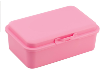 Ланч-бокс (контейнер для їжі) ECONOMIX SNACK 750 мл, пастельно рожевий