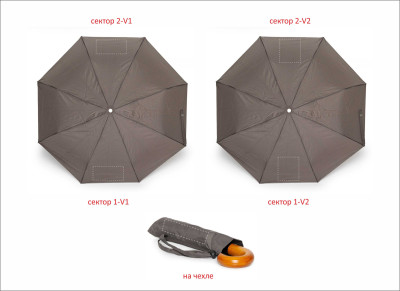 Складана парасолька напівавтомат ТМ "Sun Line" Ø97 cм