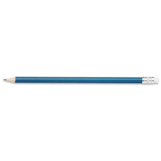 Олівець FREJA HB, с ластиком, синій