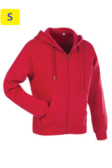 Куртка мужская ST5610 с капюшоном 280 g/m², красный