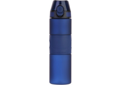 Пляшка для води, Optima, Stripe, 750 мл, темно-синя, без принта