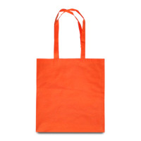 Эко-сумка оранжевая из спанбонда