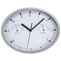 Стильные настенные часы с гидрометром и термометром