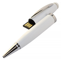 USB флеш-накопитель в виде Ручки, 16ГБ, белый цвет