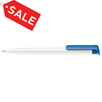 Ручка шариковая SUPER HIT polished basic бело-синий (PMS 2935)