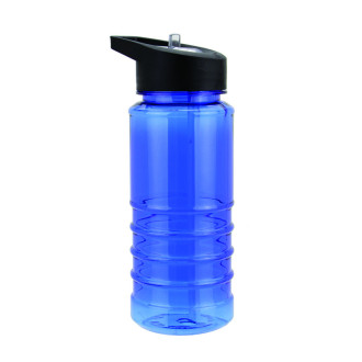 Бутылка для воды, носик- трубочка, 550 мл